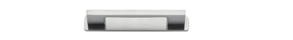 Iver Cali Cabinet Pull Centre to Centre 96mm,128mm,160mm, 256mm Brushed Chrome - With Backplate & No Backplate