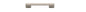 Iver Cali Cabinet Pull Centre to Centre 96mm,128mm,160mm, 256mm Satin Nickel- With Backplate & No Backplate