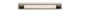 Iver Cali Cabinet Pull Centre to Centre 96mm,128mm,160mm, 256mm Satin Nickel- With Backplate & No Backplate