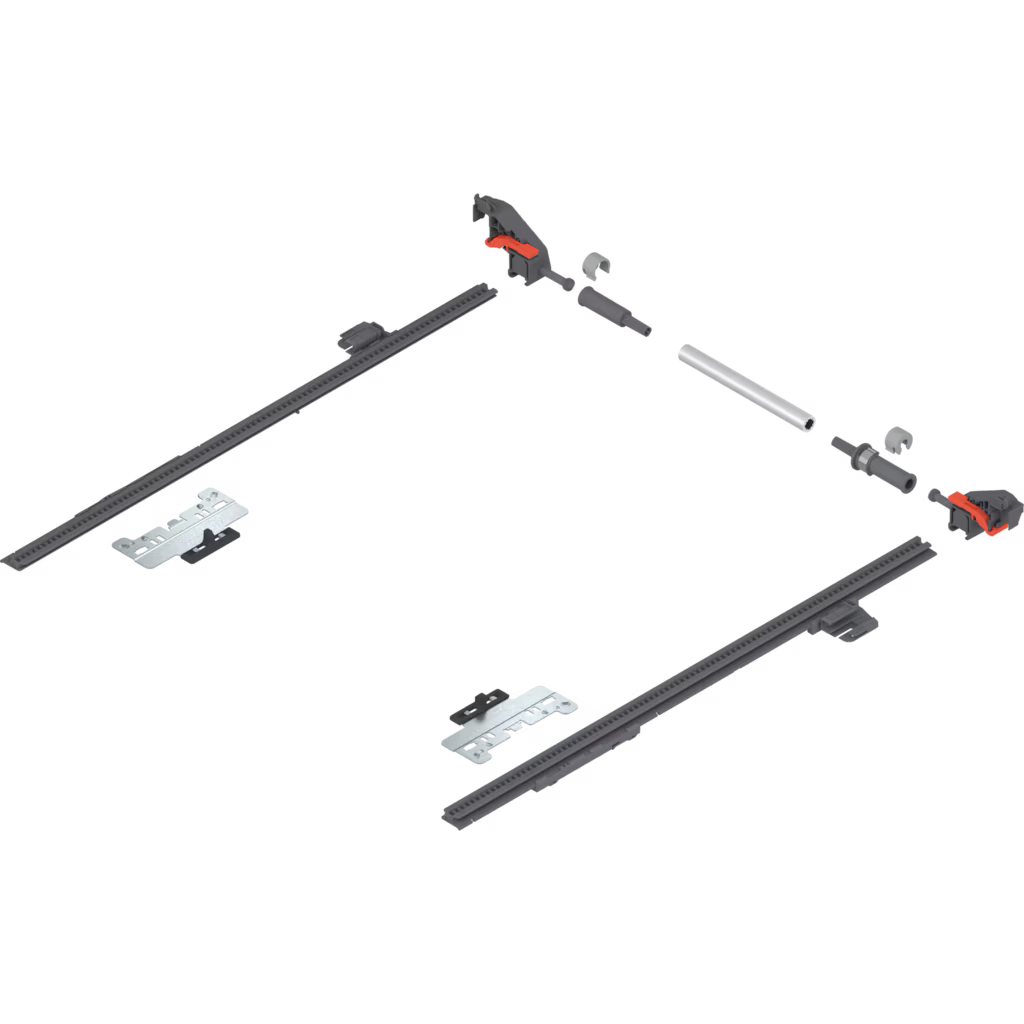 Blum Merivobox Kitset Side Stabiliser set for Draw Length : NL-270-400mm & 450 - 550mm ( For 900mm or wider )
