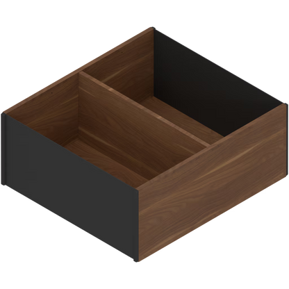 Blum AMBIA-LINE Wood design Frame LEGRABOX Height 111.5 mm  - Width 242 x 270.4 Depth & Width 218 x 370 Depth( 2 Sizes ) Available in Silk White,Orion Grey and Terra Black  Available in Silk White,Orion Grey and Terra Black