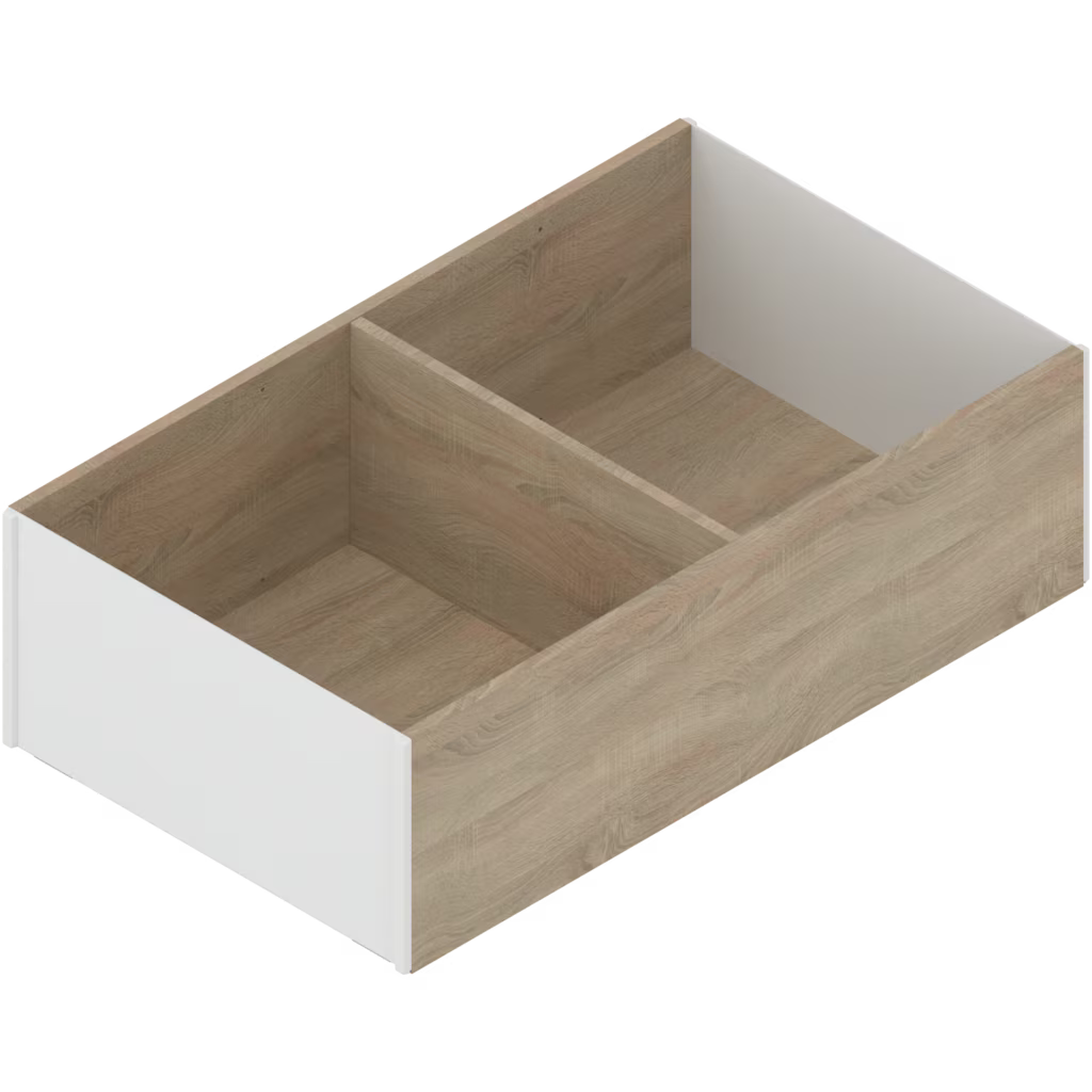 Blum AMBIA-LINE Wood design Frame LEGRABOX Height 111.5 mm  - Width 242 x 270.4 Depth & Width 218 x 370 Depth( 2 Sizes ) Available in Silk White,Orion Grey and Terra Black  Available in Silk White,Orion Grey and Terra Black