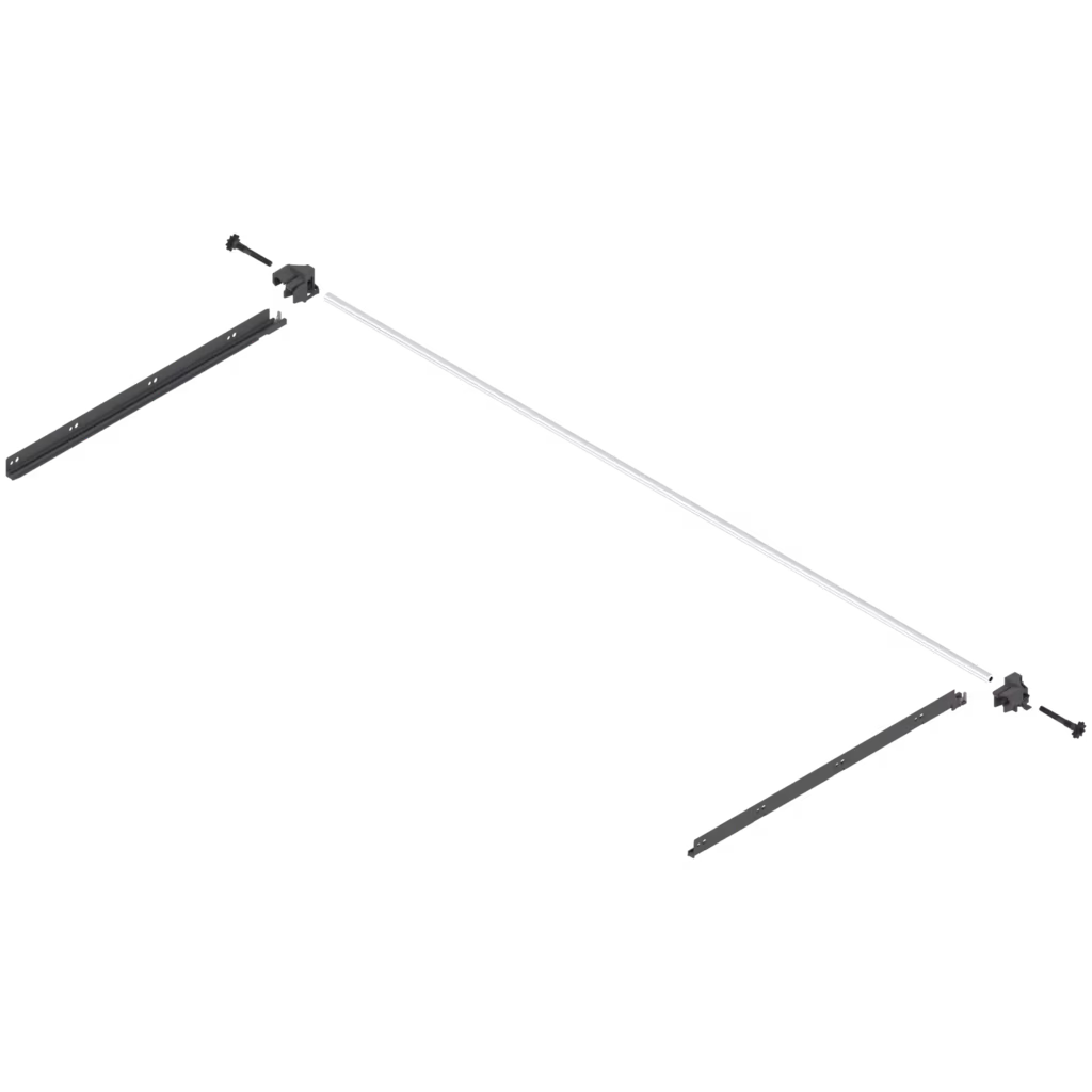 Blum Tandembox Side stabiliser set for draw NL-500mm (900 - 1200w) ZST.500BA Silk white