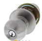 Carbine Australia Epsom 3000 Cylindrical 60mm & 70mm Backset Classroom set -Outside key Locks/Unlocks - Inside free C4 Keyed to Differ -  Polished Brass ,Stainless Steel