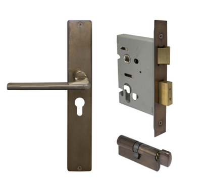 Windsor Premium NZ Chalet Longplate  Square Entrance Set E48 Priced Per Set - Available in 13 Colours