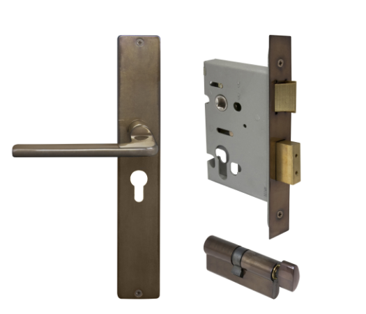 Windsor Premium NZ Chalet Longplate  Square Entrance Set E48 Priced Per Set - Available in 13 Colours