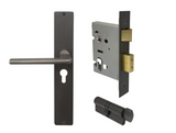Windsor Premium NZ Chalet Longplate  Square Entrance Set E48 Priced Per Set - Available in 13 Colours