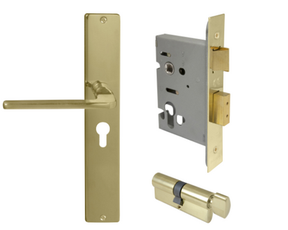 Windsor Premium NZ Chalet Longplate  Square Entrance Set E48 Priced Per Set - Available in 13 Colours