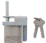Carbine Australia Acorn Multi Function Lock with Carbine C50 Padlock Right handed & Left handed  Silver / Brass