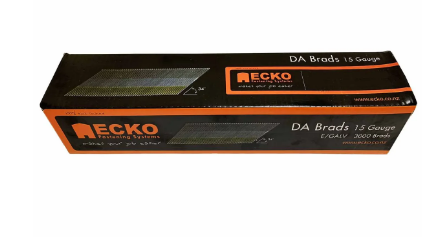 Ecko Angle Brads 15Gauge 34d E/Galvanized DA 13-25,15-32,17-38,19-45,21-50,25-64mm Pack of 3000