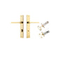 Iver Baltimore Door Knob Rectangular Latch Pair, Passage Kit, Privacy Kit , Entrance Kit with High Security Lock -Polished Brass