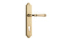 Iver Verona Door Lever Shouldered Latch Pair, Passage Kit, Privacy Kit , Entrance Kit with High Security Lock -Polished Brass