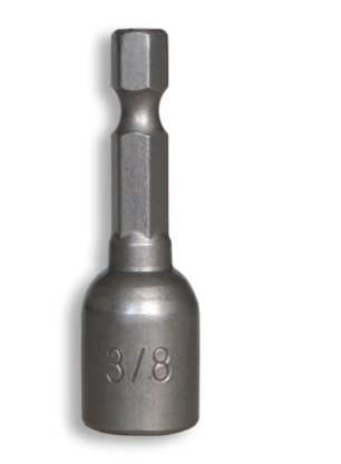 Tusk Heavy Duty Nut setters 1/4" ,5/16" & 3/8" x 65mm ,50mm & 152mm Magnetic x 1pc