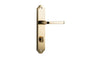 Iver Annecy Door Lever Shouldered Latch Pair, Passage Kit, Privacy Kit , Entrance Kit with High Security Lock - Polished Brass