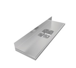BURNS & FERALL 500 SERIES 500 mm depth  CLASSIC SINK BENCHTOPS LENGTH : 1525MM ,1675MM & 1825MM STAINLESS STEEL