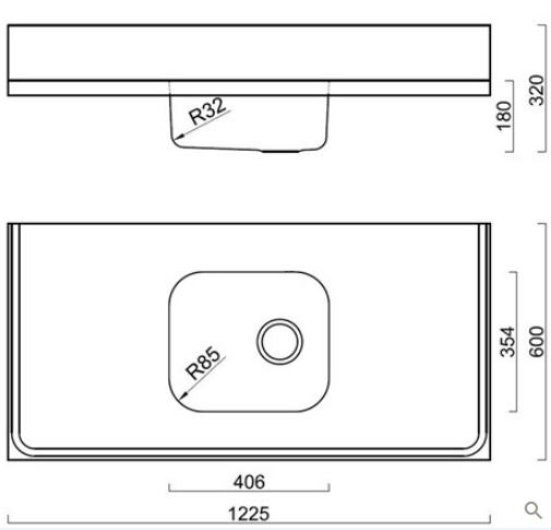 BURNS & FERRALL 500 SERIES 500 mm depth  CLASSIC SINK BENCHTOPS LENGTH : 1525MM ,1675MM & 1825MM STAINLESS STEEL