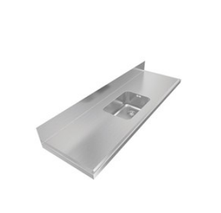 BURNS & FERRALL 500 SERIES 500 mm depth  CLASSIC SINK BENCHTOPS LENGTH : 1525MM ,1675MM & 1825MM STAINLESS STEEL