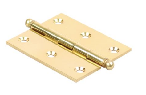 HENDERSON 100x100x3mm ,100x75x3mm & 75x63x2.5mm L/PIN POLISHED BRASS