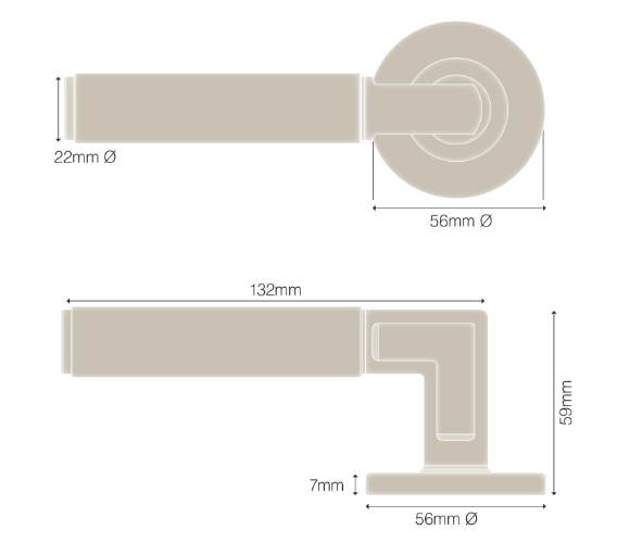 Windsor Premium NZ NIDO Lumina Rose Passage Set - Plain  Available in 7 Colours