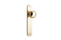 Iver Paddington  Door Knob Oval Latch Pair, Passage Kit, Privacy Kit , Entrance Kit with High Security Lock - Polished Brass