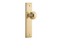 Iver Guildford Door Knob Stepped Latch Pair, Passage Kit, Privacy Kit , Entrance Kit with High Security Lock - Polished Brass