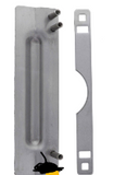 Carbine Australia Blocker plate - for Mortice Lockset type - Face fix &  Rear fix  Length 280mm x 75mm Width - No packing plate - Stainless Steel