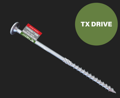 Ecko Construction Wafer Head TX50 XGuard Out Door TREX17 M10-140,160,180,200,220mm - Pack of 25