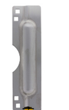 Carbine Australia Blocker plate - KNK Lockset type - Face fix &  Rear fix  Length 280mm x 75mm Width - Stainless Steel