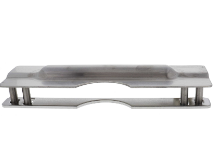 Carbine Australia Blocker plate - KNK Lockset type - Face fix &  Rear fix  Length 280mm x 75mm Width - Stainless Steel