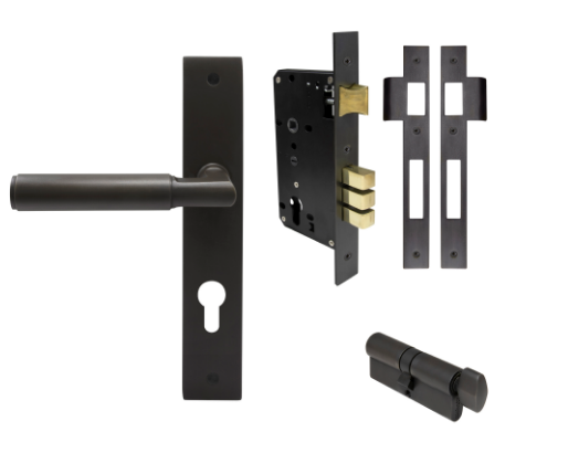 Windsor Premium NZ NIDO Lumina Longplate Entrance Set - Plain Priced Per Set Available in 7 Colours