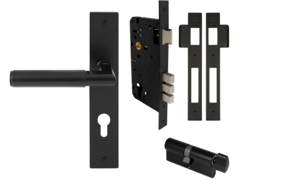 Windsor Premium NZ NIDO Lumina Longplate Entrance Set - Plain Priced Per Set Available in 7 Colours