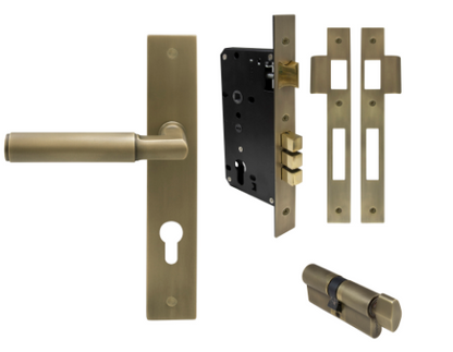 Windsor Premium NZ NIDO Lumina Longplate Entrance Set - Plain Priced Per Set Available in 7 Colours