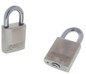 Carbine Australia Brass padlock - 9.5mm x 30mm x 50mm Molybdenum Alloy Shackle - Brushed Chrome