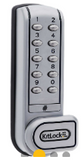 Carbine Australia Cabinet/Locker lock 1 - 28mm Thickness - internal applications - Silver