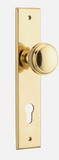 Iver Paddington Door Knob 10321 Chamfered Backplate Polished Brass - Passage ,Privacy & Entrance