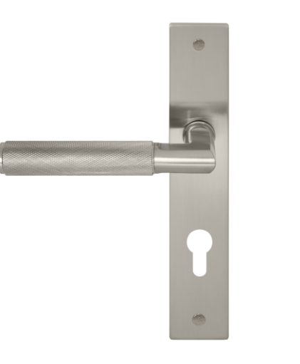 Windsor Premium NZ NIDO Lumina Longplate Lever Set E85 - Diamond Knurl  Price Per Pair Available in 7 Colours