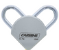 Carbine Australia Dual Entry / Dual Shackle padlock with 2 Figure 8 Cylinders 8mm / 28mm / 45mm Keyed to Differ Kit Or No Cylinder - Silver