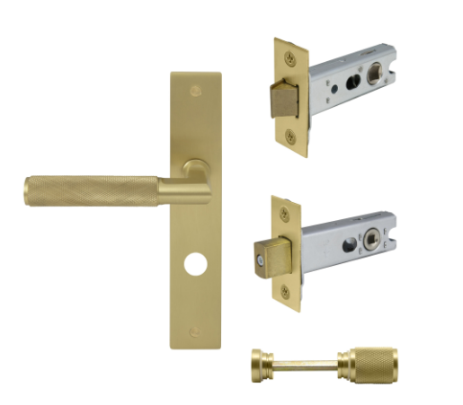 Windsor Premium NZ NIDO Lumina Longplate Privacy Set - Diamond Knurl Priced Per Set Available in 7 Colours