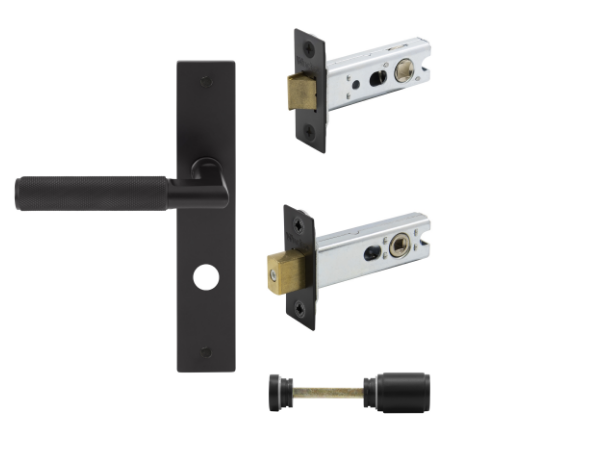 Windsor Premium NZ NIDO Lumina Longplate Privacy Set - Diamond Knurl Priced Per Set Available in 7 Colours