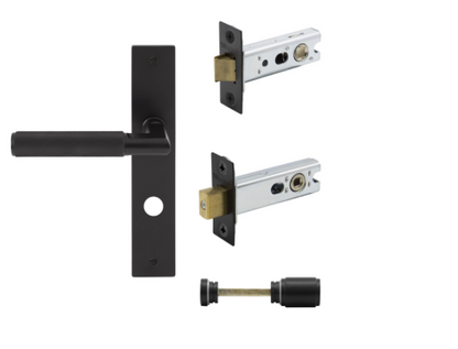 Windsor Premium NZ NIDO Lumina Longplate Privacy Set - Diamond Knurl Priced Per Set Available in 7 Colours