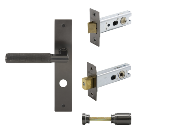 Windsor Premium NZ NIDO Lumina Longplate Privacy Set - Diamond Knurl Priced Per Set Available in 7 Colours
