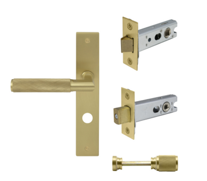 Windsor Premium NZ NIDO Lumina Longplate Privacy Set - Diamond Knurl Priced Per Set Available in 7 Colours