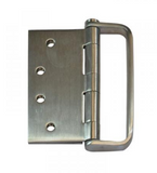 Lohala D Handle Hinge Stainless Steel 304, 100mm x 100mm x 2.5mm ,100mm x 75mm x 2.5mm & 75mm x 63mm x 2.5mm - Satin