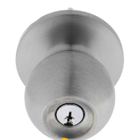 Carbine Australia Classroom set - knob outside Locks / Unlocks, 60/70mm Backset Lever C4 Keyed to Differ Satin Stainless Steel
