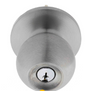 Carbine Australia Classroom set - knob outside Locks / Unlocks, 60/70mm Backset Lever C4 Keyed to Differ Satin Stainless Steel