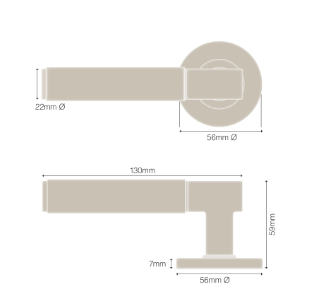 Windsor Premium NZ NIDO Verge Rose Privacy Set - Plain Priced Per Set Available in 7 Colours