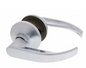 Carbine Australia Ascot Tiebolt Classroom set Disability Lever - outside Locks / Unlocks, 60/70mm Backset Lever C4 Keyed to Differ - Brushed Satin Chrome