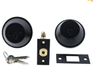 Carbine Australia Commercial Double Cylinder 6 pin Deadbolt 60/70mm backset - Stainless Steel & Matte Black