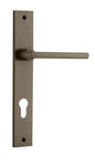Iver Baltimore Door Knob Rectangular Latch Pair, Passage Kit, Privacy Kit , Entrance Kit with High Security Lock -Signature Brass