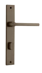 Iver Baltimore Door Knob Rectangular Latch Pair, Passage Kit, Privacy Kit , Entrance Kit with High Security Lock -Signature Brass